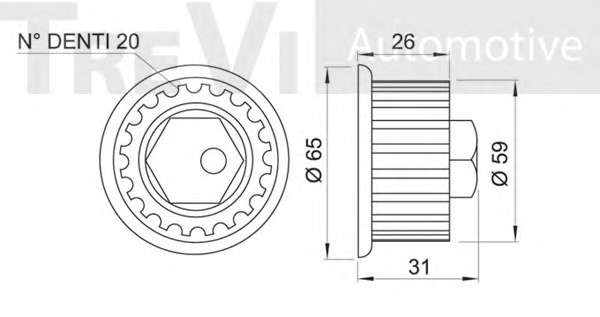 Натяжной ролик, ремень ГРМ