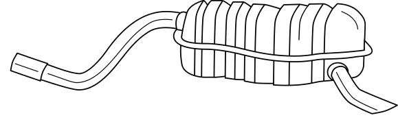 Глушитель выхлопных газов конечный
