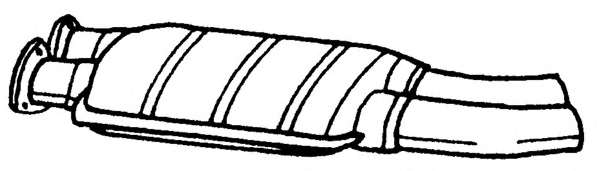 Предглушитель выхлопных газов