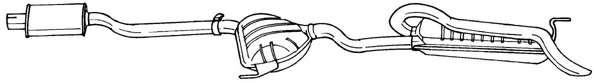 Глушитель выхлопных газов конечный