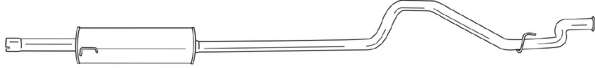 Глушитель выхлопных газов конечный