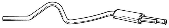 Глушитель выхлопных газов конечный