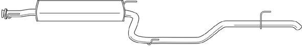 Глушитель выхлопных газов конечный