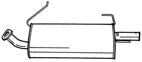 Глушитель выхлопных газов конечный