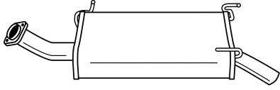 Глушитель выхлопных газов конечный