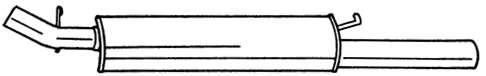 Глушитель выхлопных газов конечный