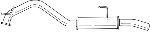 Глушитель выхлопных газов конечный