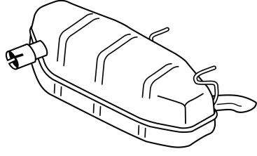 Глушитель выхлопных газов конечный