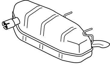 Глушитель выхлопных газов конечный