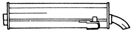 Глушитель выхлопных газов конечный