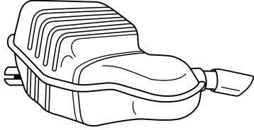 Глушитель выхлопных газов конечный