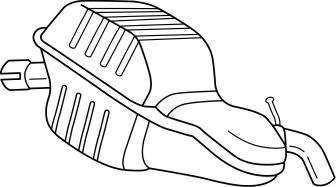 Глушитель выхлопных газов конечный