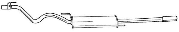 Глушитель выхлопных газов конечный