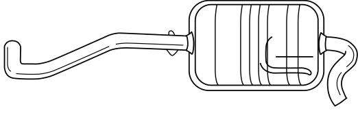 Глушитель выхлопных газов конечный