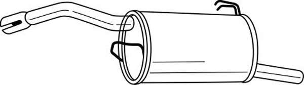 Глушитель выхлопных газов конечный