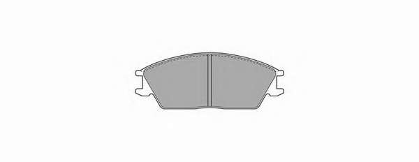 Комплект тормозных колодок, дисковый тормоз
