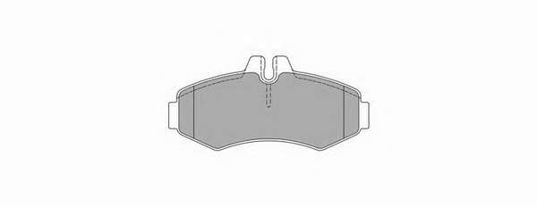 Комплект тормозных колодок, дисковый тормоз