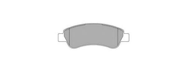 Комплект тормозных колодок, дисковый тормоз