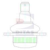 Несущий / направляющий шарнир