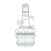 Несущий / направляющий шарнир