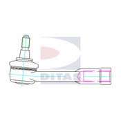 Наконечник поперечной рулевой тяги