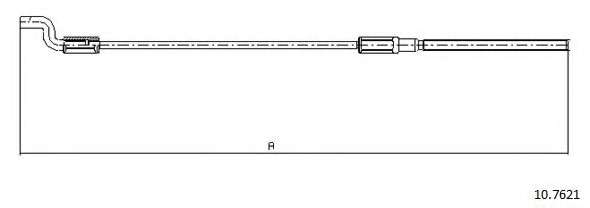 Трос, стояночная тормозная система