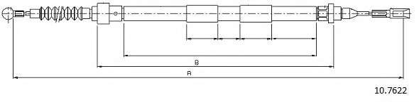 Трос, стояночная тормозная система
