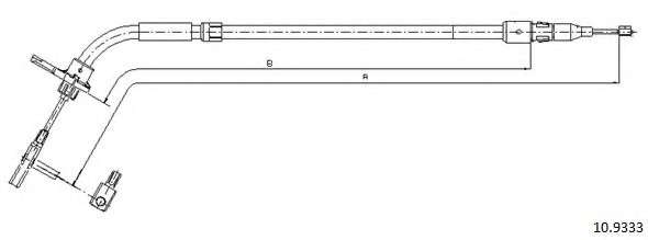 Трос, стояночная тормозная система
