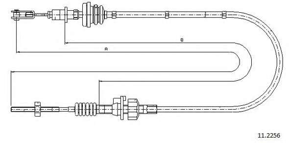 Трос, управление сцеплением