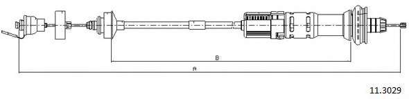 Трос, управление сцеплением