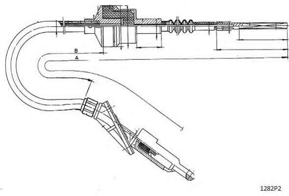 Трос, управление сцеплением
