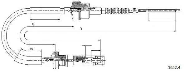 Трос, управление сцеплением
