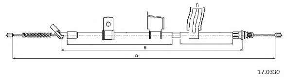 Трос, стояночная тормозная система