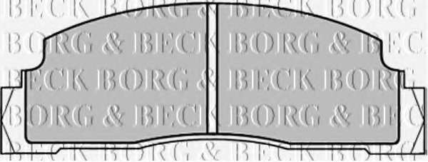 Комплект тормозных колодок, дисковый тормоз