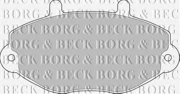 Комплект тормозных колодок, дисковый тормоз