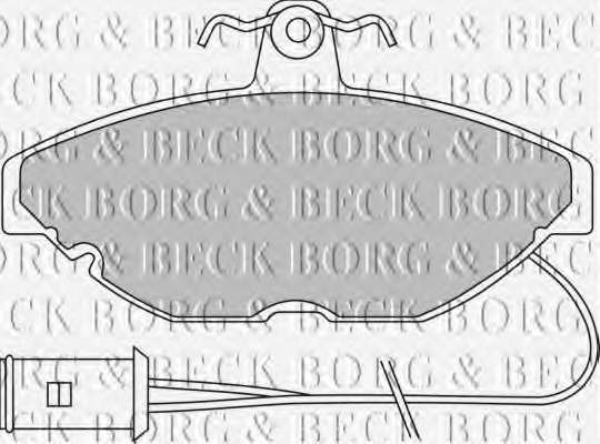 Комплект тормозных колодок, дисковый тормоз