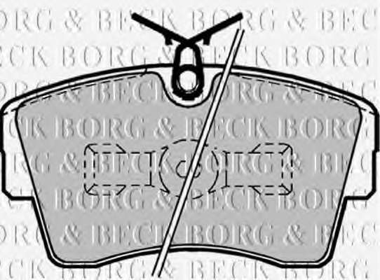 Комплект тормозных колодок, дисковый тормоз