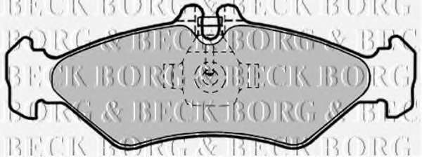 Комплект тормозных колодок, дисковый тормоз