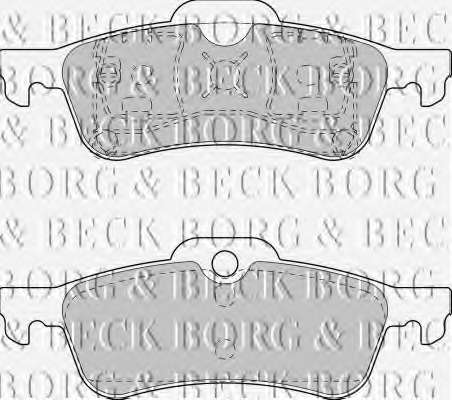 Комплект тормозных колодок, дисковый тормоз