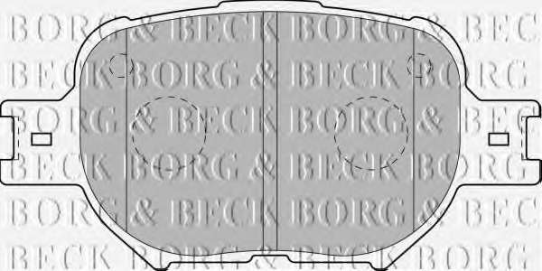 Комплект тормозных колодок, дисковый тормоз