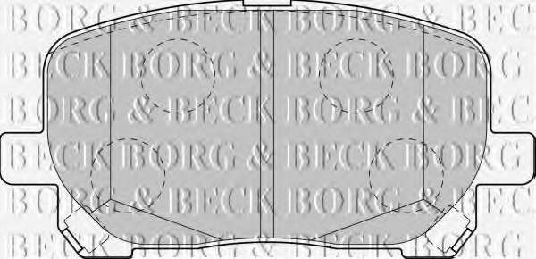 Комплект тормозных колодок, дисковый тормоз