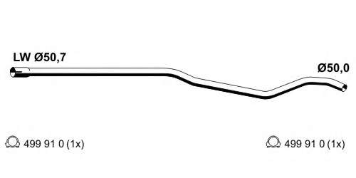 Труба выхлопного газа