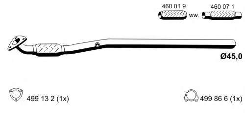 Труба выхлопного газа