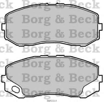 Комплект тормозных колодок, дисковый тормоз