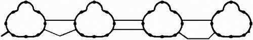 Прокладка, впускной коллектор