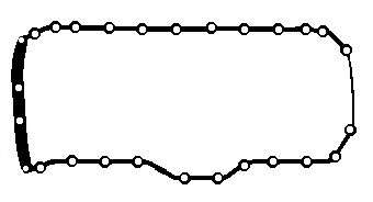 Прокладка, маслянный поддон