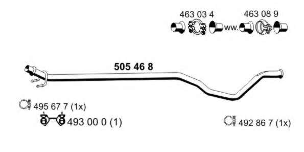Труба выхлопного газа