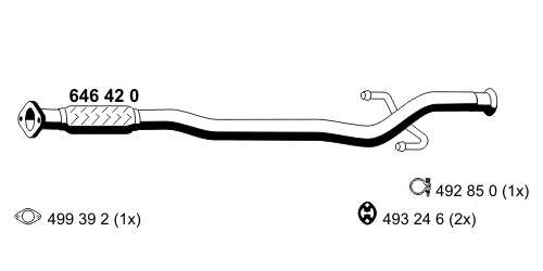 Труба выхлопного газа