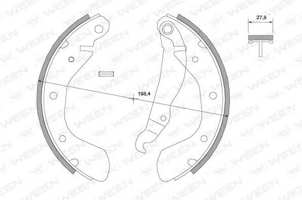 Комплект тормозных колодок