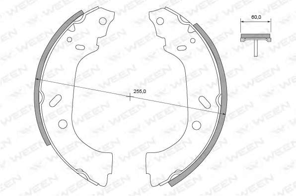 Комплект тормозных колодок